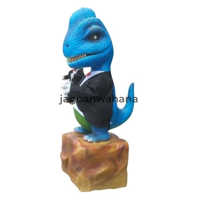 Cartoon Dinosaur Conductor